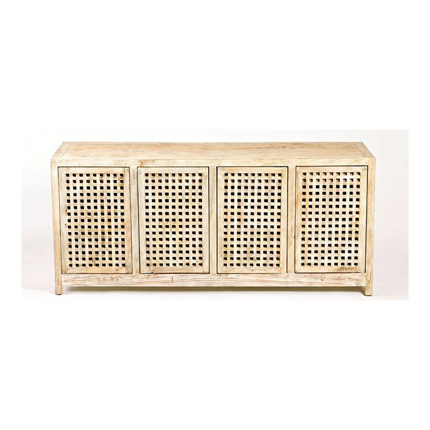 Driftwood Lattice Credenza